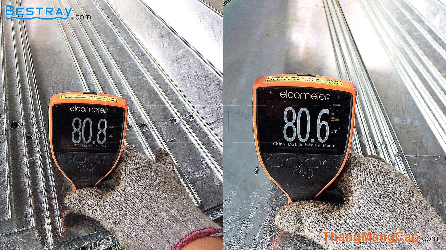 hệ thống thang máng cáp mạ kẽm