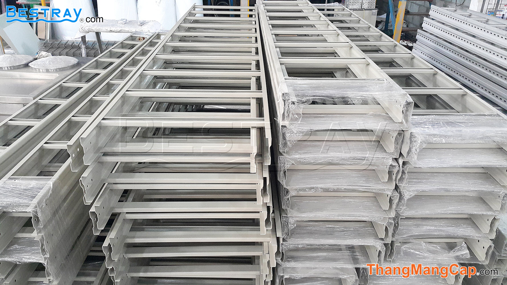 Thang cáp sơn tĩnh điện