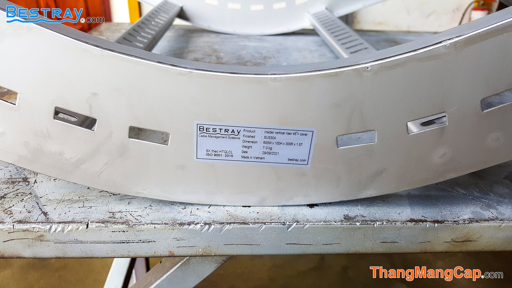 Co lên 45 độ thang cáp