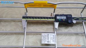 Khoảng cách các bước theo chiều dọc