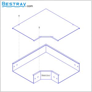 Máng Cáp(Co Ngang 90 Độ)