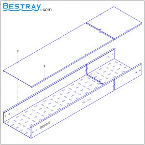 Khay Cáp Thẳng 100H